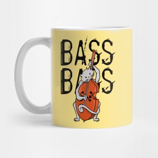 Cat With Bass Mug